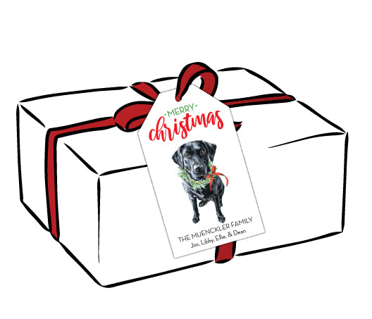 Pup Christmas Gift Tags