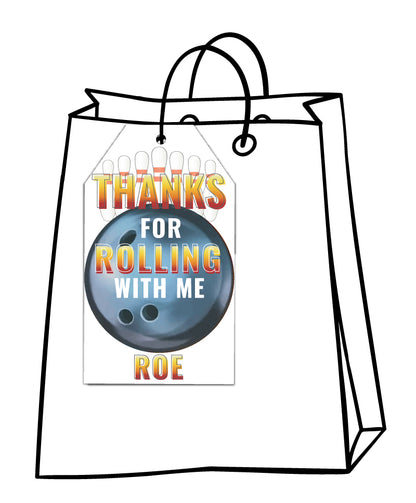 Bowling Favor Tags