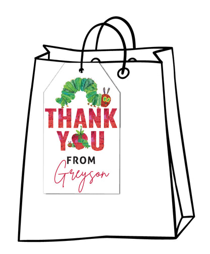 Hungry Caterpillar Favor Tags