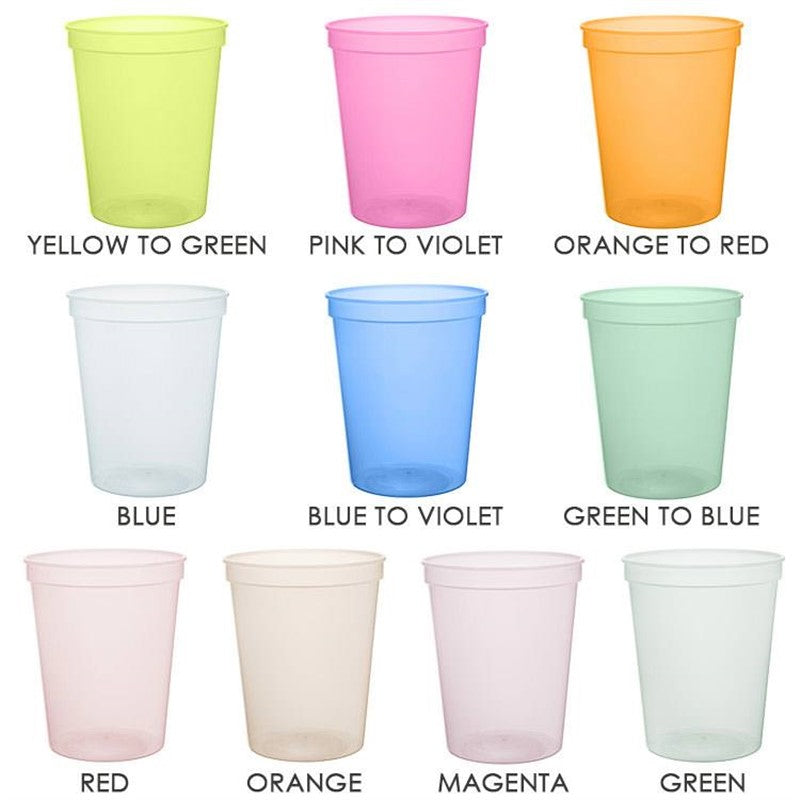 Custom 16oz Color Changing Stadium Cup