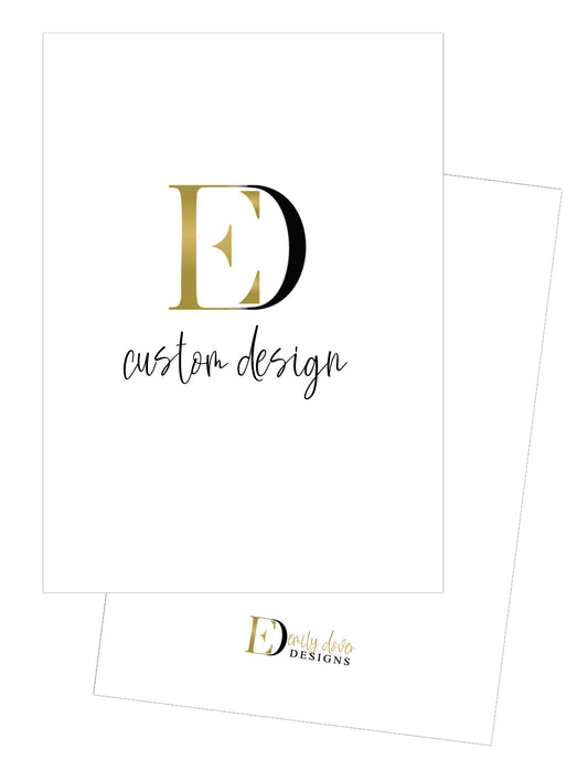 Custom Baby Shower Invitation Deposit