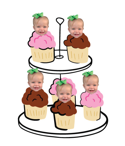 Photo Cupcake Toppers