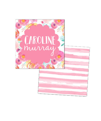 Floral Enclosure Cards