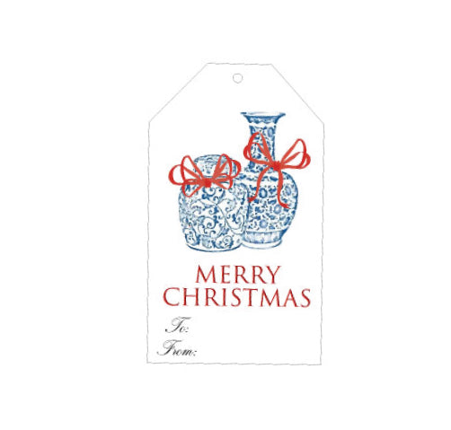 Chinoiserie Ginger Jars Gift Tags