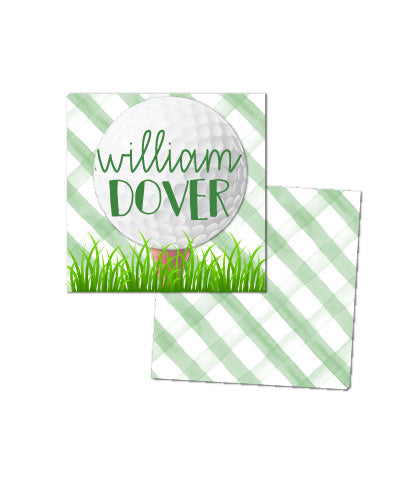 Golf Enclosure Cards