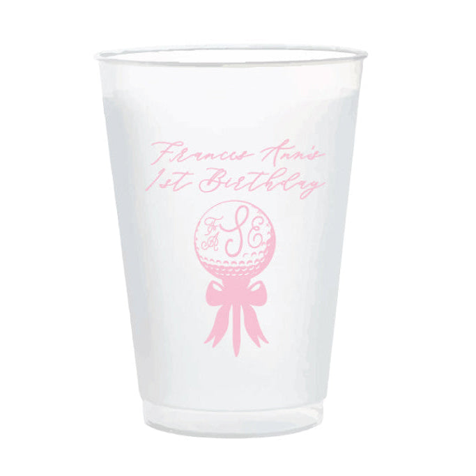 Hole in ONE 16oz frosted cups