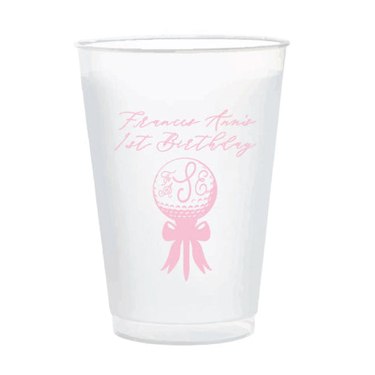 Hole in ONE 16oz frosted cups