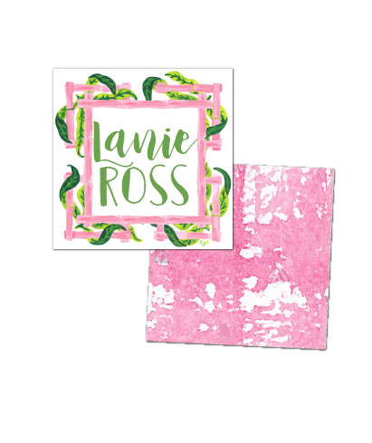 Leafy Bamboo Enclosure Cards