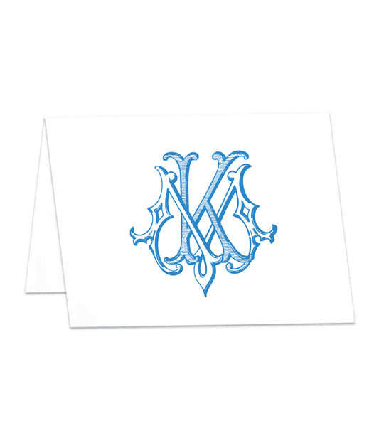 Monogram Folding Cards