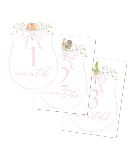 Holiday Crest Milestone Cards