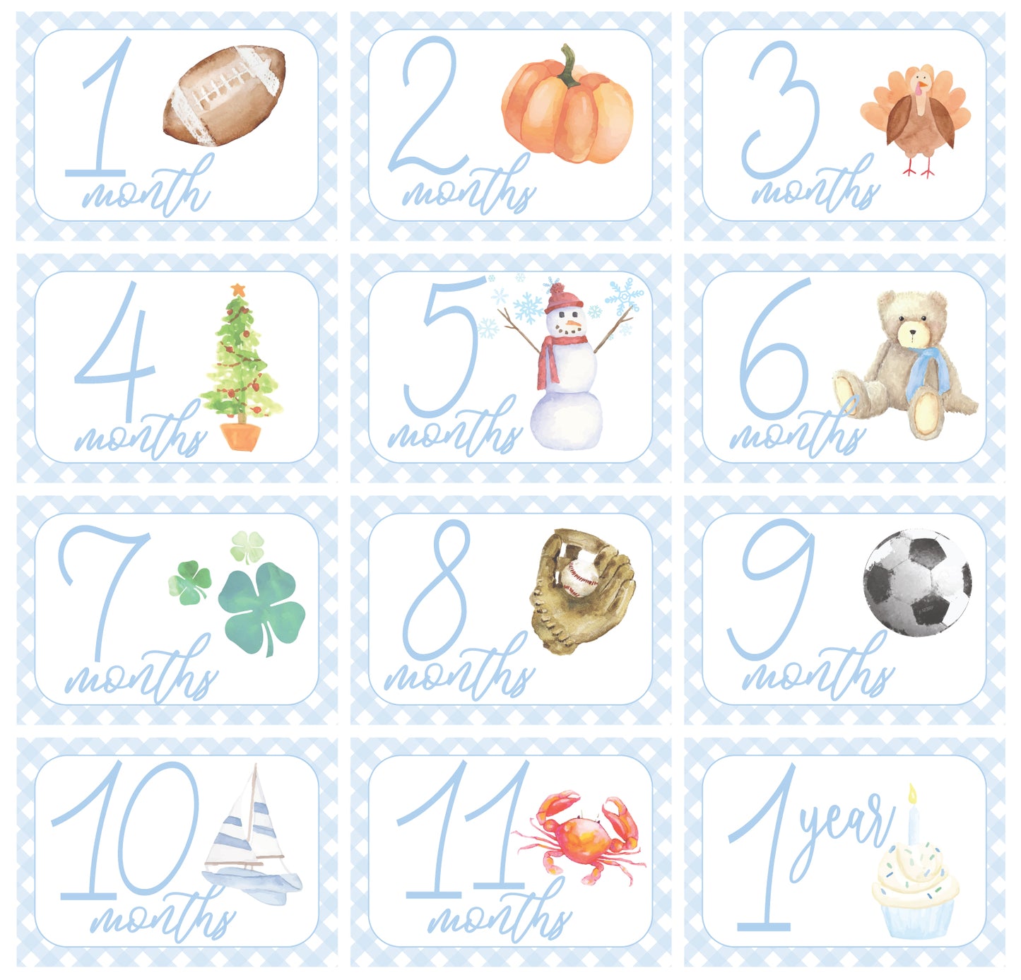 Holiday Milestone Cards