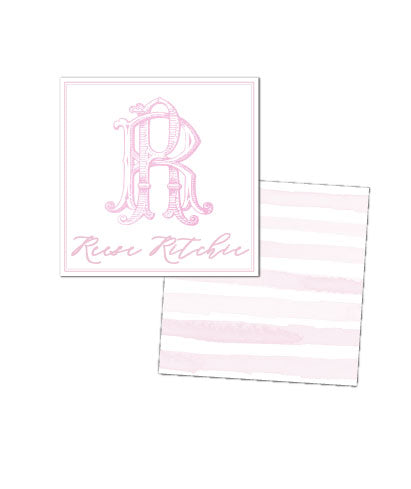 Monogram Enclosure Cards