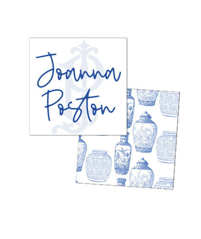 Monogram Chinoiserie Enclosure Cards