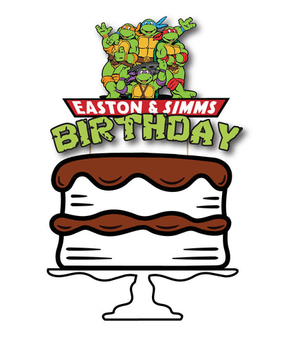 🐢 Ninja Turtles Birthday Invitation