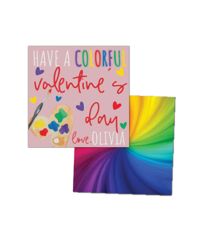 Paint Valentines Tags