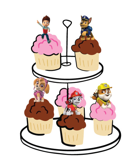 Paw Patrol Cupcake Toppers