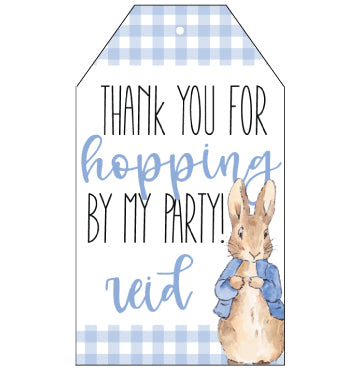 Peter Rabbit Favor Tags
