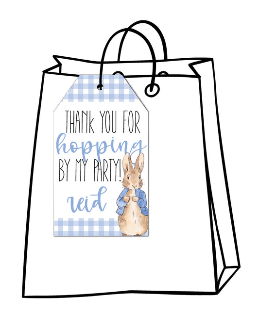 Peter Rabbit Favor Tags