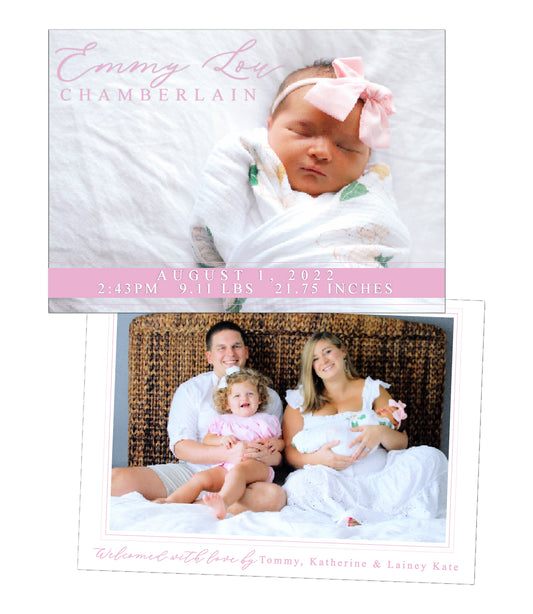 Photo Birth Announcements
