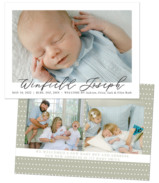 Photo Birth Announcements