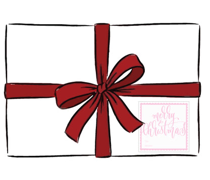 Pink Christmas Gift Tags/Labels