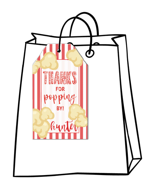 Popcorn Favor Tags