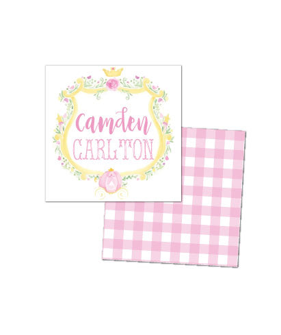 Princess Crest Enclosure Cards