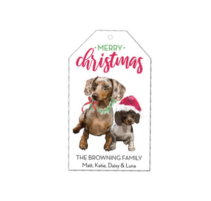 Pup Christmas Gift Tags