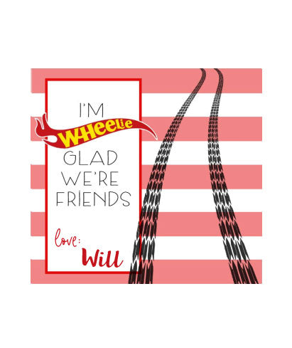 Race Car Valentines Tags