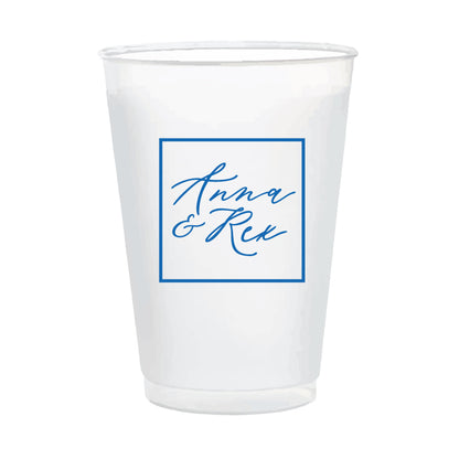 Engagement 16oz frosted cups