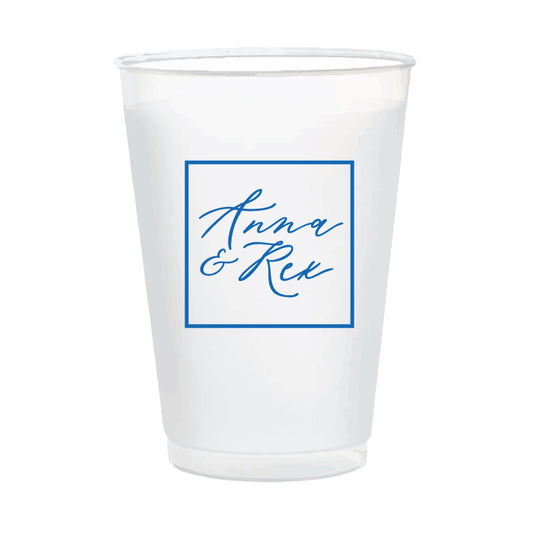 Engagement 16oz frosted cups