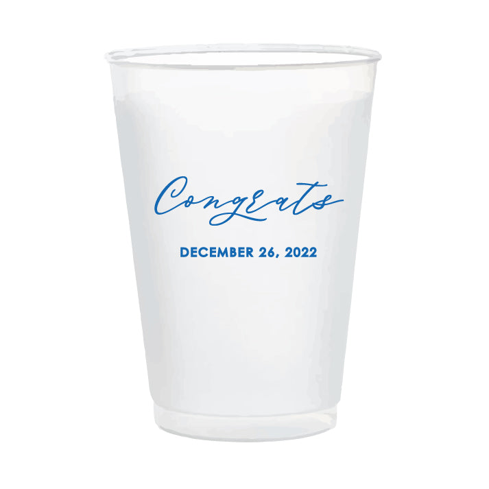 Engagement 16oz frosted cups