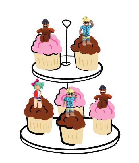 Roblox Cupcake Toppers