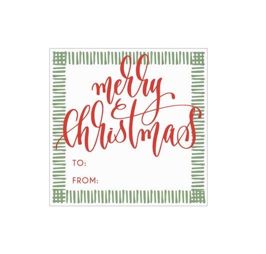 Christmas Tree Gift Tags/Labels