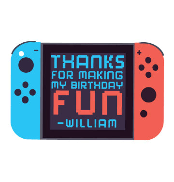 Nintendo Switch Favor Tags