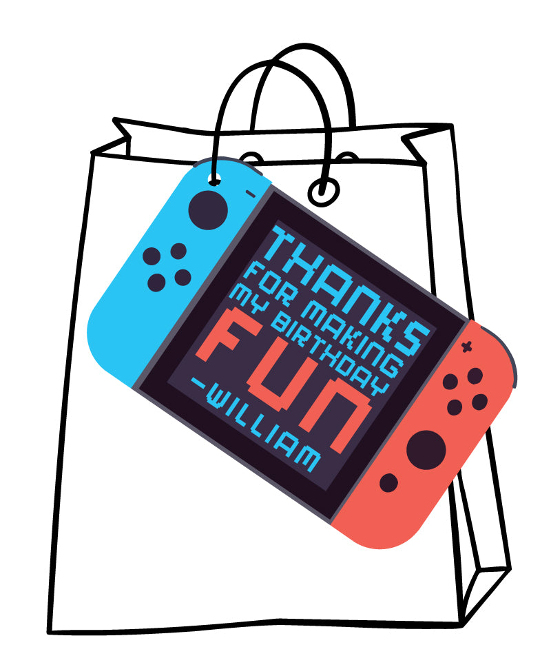 🎮Video Game Switch Birthday Invitation