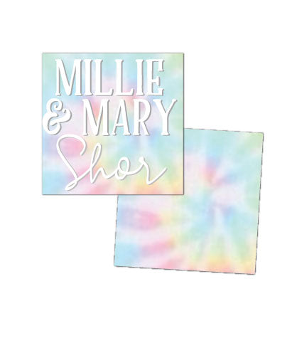 Rainbow Tie-Dye Enclosure Cards