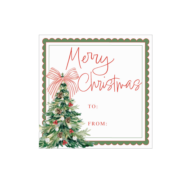 Christmas Tree Gift Tags/Labels