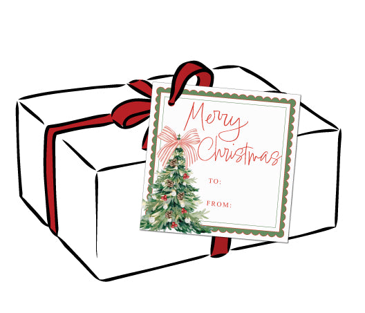 Christmas Tree Gift Tags/Labels