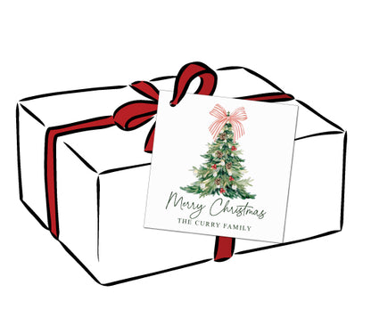 Christmas Tree Gift Tags/Labels