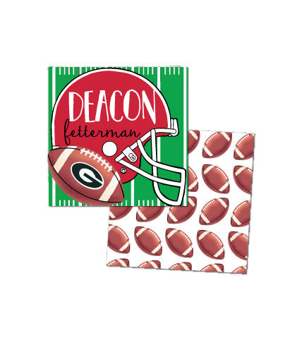 Dawgs Football Enclosure Cards