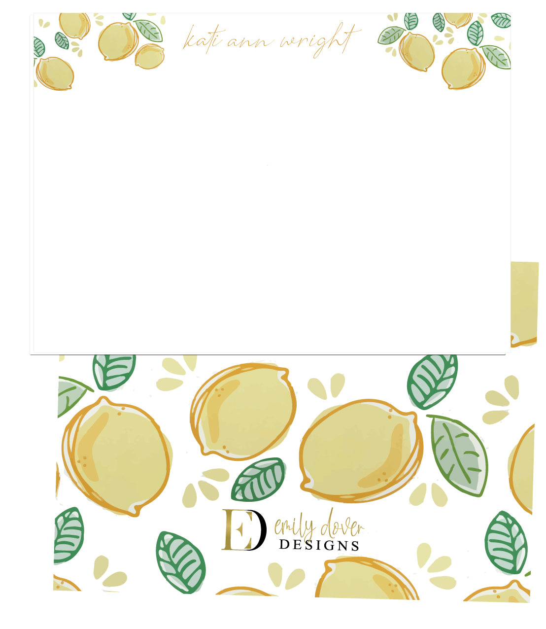 Lemons Notecards